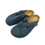 Load image into Gallery viewer, 【中古】ビルケンシュトック BIRKENSTOCK ボストン サンダル スエード 未使用 くすみネイビー i0717n00321
