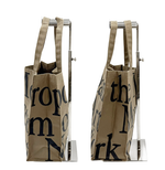 将图片加载到图库查看器，【中古】ザ・メトロポリタン The Metropolitan Museum of Art トートバッグ ベージュ ロゴ入り レディース カジュアルバッグ i1124tq0263
