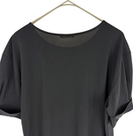Load image into Gallery viewer, 【中古】セオリーリュクス theory luxe ジョーゼットジャージー 半袖トップス ブラック i1030n0045
