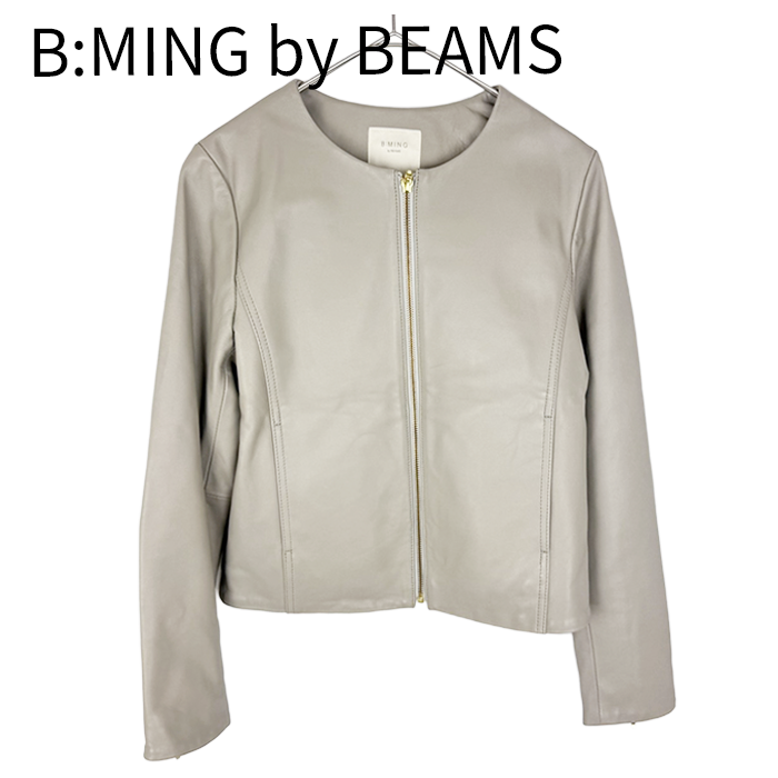 中古】ビーミング by ビームス B:MING by BEAMS レザージャケット ノー