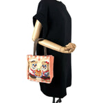 Load image into Gallery viewer, 【中古】フェイラー FEILER ハンドバッグ マイスウィートテディ 可愛い ミニサイズ サーモンピンク i0727tq01614
