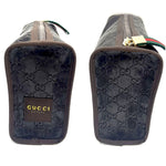 Load image into Gallery viewer, 【中古】グッチ GUCCI ビニールポーチ GGロゴ 防水 旅行 大きめ ブラウン 茶 h0226h02122
