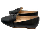 画像をギャラリービューアに読み込む, 【中古】コールハーン COLE HAAN ローファー オペラローファー レザー シンプル 未使用 ブラック 黒 i0717n00118
