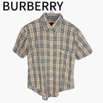 画像をギャラリービューアに読み込む, 【中古】バーバリー BURBERRY LONDON 半袖シャツ ノバチェック チェック柄 コットン j0312wq03110
