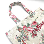 Load image into Gallery viewer, 【中古】キャスキッドソン Cath Kidston トートバッグ 花柄 キャンバス サブバッグ ベージュ系 h0716wq0155
