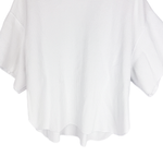 Load image into Gallery viewer, 【中古】BLAMINK ブラミンク ワッフルTシャツ ホワイト コットン100％ 半袖 カットソー レディース j0410a00927
