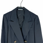 将图片加载到图库查看器，【中古】EVERYDAY I LIKE ダブルジャケット ネイビー サイズ36 Deuxieme Classe取扱 i1226t00525
