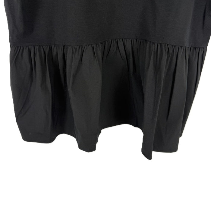 【中古】ヨーコチャン YOKO CHAN 半袖カットソー 後ろペプラム シンプル 可愛い ブラック 黒 i0818n00112