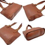 画像をギャラリービューアに読み込む, 【中古】コーチ COACH ショルダーバッグ オールドコーチ レザー レトロ おしゃれ ブラウン 茶 i0601oq00269
