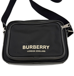 画像をギャラリービューアに読み込む, 【中古】バーバリー BURBERRY ショルダーバッグ クロスボディバッグ ブラック j0805dq003254

