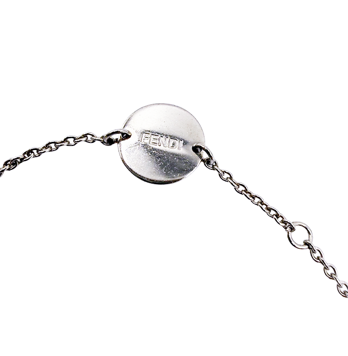 中古】フェンディ FENDI ブレスレット エフイズフェンディ シルバー FF