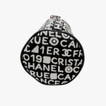 画像をギャラリービューアに読み込む, 【中古】シャネル CHANEL ポーチ タッセル 筒形 総柄 ブラック j0925aq03429
