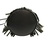 将图片加载到图库查看器，【中古】ジェイアンドエムデヴィッドソンJ&amp;M DAVIDSON  カーニバル ショルダーバッグ フリンジ 巾着 レザー i1029pq01285
