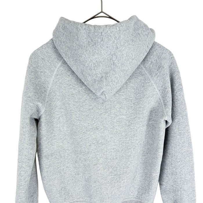 【中古】Drawer ドゥロワー パーカー グレー 裏起毛 ジップアップ コットン i1031h0036