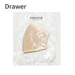 画像をギャラリービューアに読み込む, 【中古】ドゥロワー Drawer コットン ニットマスク ベージュ フリーサイズ 日本製 j0508k01063
