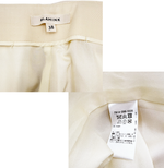 将图片加载到图库查看器，【中古】BLAMINK ブラミンク スラックス ハーフパンツ アイボリー ウール i1104h00415
