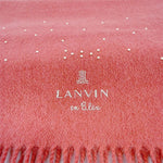 画像をギャラリービューアに読み込む, 【中古】LANVIN en Bleu ランバン オン ブルー マフラー ストール ピンク ウール i0727tq02910
