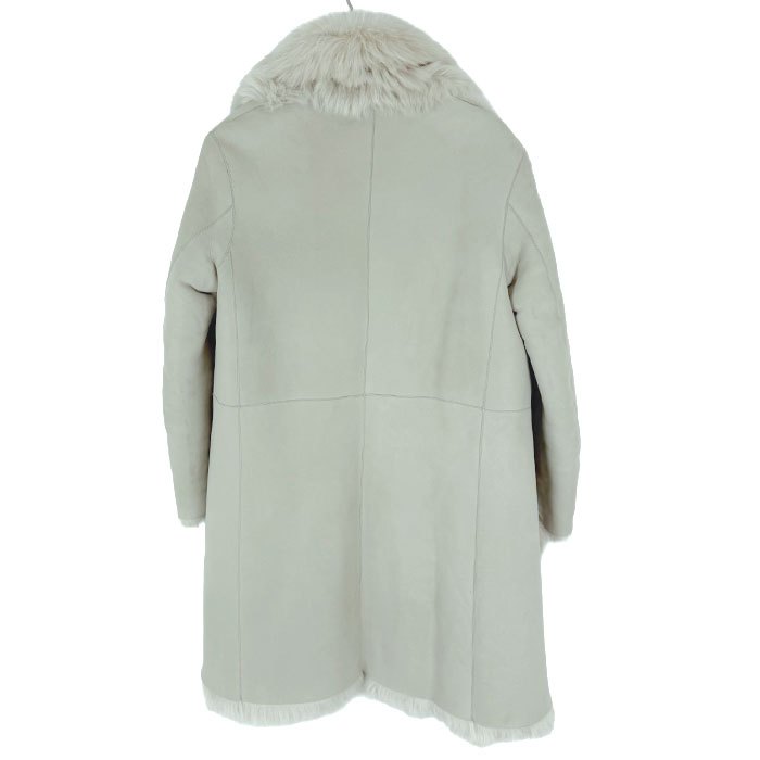 【中古】Drawer ドゥロワー ムートンコート ファーコンビ リバーシブル ロングコート i1020h006108