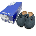 Load image into Gallery viewer, 【中古】ビルケンシュトック BIRKENSTOCK ボストン サンダル スエード 未使用 くすみネイビー i0717n00321
