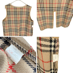 画像をギャラリービューアに読み込む, 【中古】バーバリー BURBERRY ノバチェック ウールライナー レディース i0911wq00610
