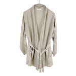 画像をギャラリービューアに読み込む, 【中古】ギャルリーヴィー GALERIE VIE リネンカーディガン ベルト付き ナチュラル
