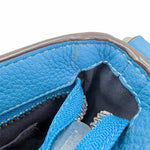 Load image into Gallery viewer, 【中古】COACH コーチ ショルダーバッグ シグネチャー ブルー キャンバス×レザー 斜め掛け i1207oq01270
