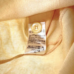 将图片加载到图库查看器，【中古】ルトロワ Letroyes カーディガン Vネック コットン 透け感 ペールオレンジ うすだいだい色 i0619wq05110
