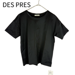 画像をギャラリービューアに読み込む, 【中古】デプレ DES PRES 半袖カットソー ブラック i0828n01566
