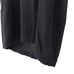 将图片加载到图库查看器，【中古】デプレ DES PRES 半袖ニット ラウンドネック 透け感 コットン シンプル ブラック 黒 i0818n0204
