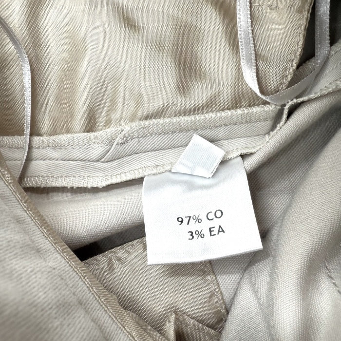 【中古】ルヴェルソーノアール Le Verseaunoir クロップドパンツ シンプル ライトベージュ i0807n0084