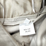 将图片加载到图库查看器，【中古】ルヴェルソーノアール Le Verseaunoir クロップドパンツ シンプル ライトベージュ i0807n0084
