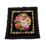 Load image into Gallery viewer, 【中古】フェイラー FEILER ハンカチ レース付き 花柄 シュニール織 綿100％ i0728tq0011
