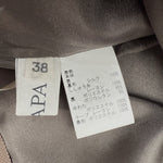 Load image into Gallery viewer, 【中古】スキャパ SCAPA セミタイトスカート カットワークレース 総レース シルク カーキ i0703n0053
