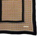 将图片加载到图库查看器，【中古】Yves Saint Laurent イヴサンローラン スカーフ シルク ネイビー系 チェック柄 スクエア 大判 レディ i0810oq0102
