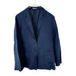 Load image into Gallery viewer, 【中古】LARDINI ラルディーニ リネン100％ テーラードジャケット ネイビー 36 j0518h00416

