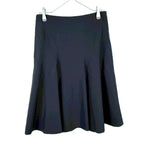 画像をギャラリービューアに読み込む, 【中古】エポカ EPOCA フレアスカート ストレッチ ミディ丈 ⁪未使用 ネイビー 紺 i0807n0258
