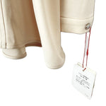 将图片加载到图库查看器，【中古】ドレステリア DRESSTERIOR ノーカラーブラウス ストレッチ タグ付き ライトベージュ i0703n0168
