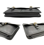 画像をギャラリービューアに読み込む, 【中古】COACH オールドコーチ 906 ビジネスバッグ ブラック レザー j0712oq010103
