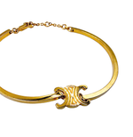 画像をギャラリービューアに読み込む, 【中古】セリーヌ CELINE ブレスレット ゴールド 約17cm レディース  ロゴ j0213aq017231
