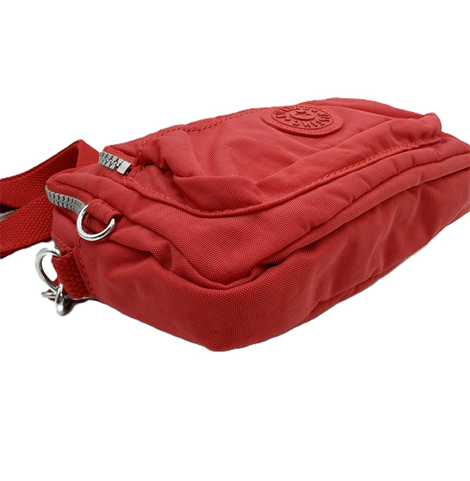 【中古】Kipling キプリング ショルダーバッグ ミニバッグ 斜めがけ ポーチ レッド 軽量 i0731wq0295