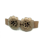 将图片加载到图库查看器，【中古】アレクサンドルドゥパリ ALEXANDRE DE PARIS バレッタ ヘアアクセサリー ベージュ系 i0225aq02025
