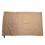 将图片加载到图库查看器，【中古】コーチ COACH ストール シグネチャー CCロゴ シルク混 上質 上品 ベージュ系 i0601oq00817
