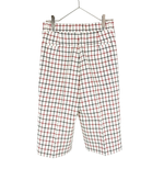 画像をギャラリービューアに読み込む, 【中古】BLAMINK ブラミンク チェック柄 ハーフパンツ レディース 36 ウール100% i1104h00215
