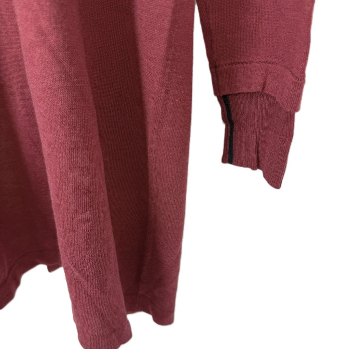 【中古】ジョセフ JOSEPH ロングカーディガン 共布ベルト付き ジョゼフ ワインレッド 赤系 i0807n0135