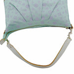 将图片加载到图库查看器，【中古】russet ラシット ショルダーバッグ ミントグリーン ナイロン×レザー 軽量 i1012oq0085
