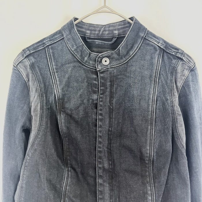 【中古】ジースターロゥ G-STAR RAW デニムブルゾン 切り替え ストレッチ おしゃれ ブラック系 h0305m013