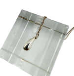 画像をギャラリービューアに読み込む, 【中古】TIFFANY&amp;Co. ティファニー ティアドロップ ネックレス シルバー j0417aq02887
