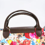 画像をギャラリービューアに読み込む, 【中古】Longchamp ロンシャン ル・プリアージュ トートバッグ アメリカトランス 花柄 マルチカラー i1029pq03070
