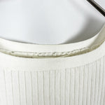 将图片加载到图库查看器，【中古】ウヴラージュクラス OUVRAGE CLASSE リブカットソー 後ろスナップ カジュアル オフホワイト 白系 i0417m0250
