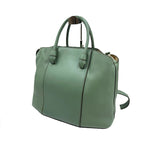 将图片加载到图库查看器，【中古】フルラ FURLA ハンドバッグ 2way ショルダーベルト くすみカラー グリーン系 i0710lq00160
